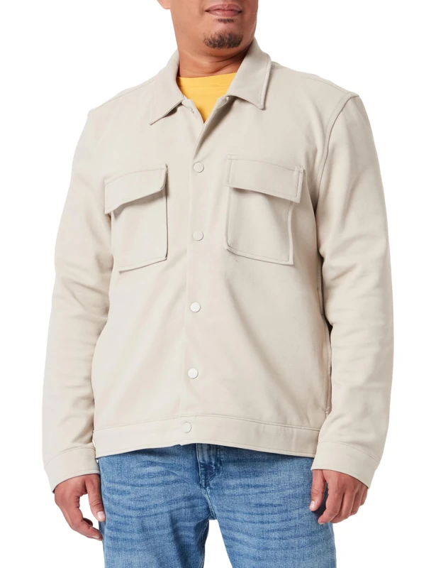 DeFacto Men's Z5178AZ Jacket, Khaki, XXXL