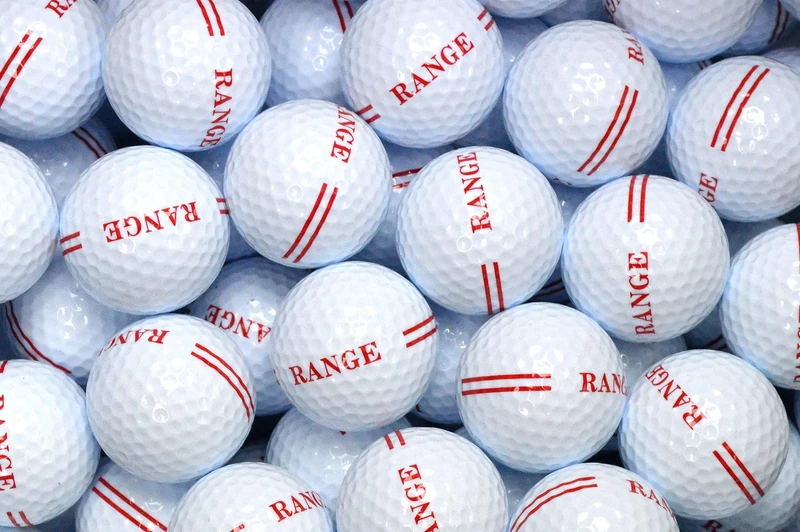 Second Chance 2 Piece White Range Golf Ball - 300 Ball Box