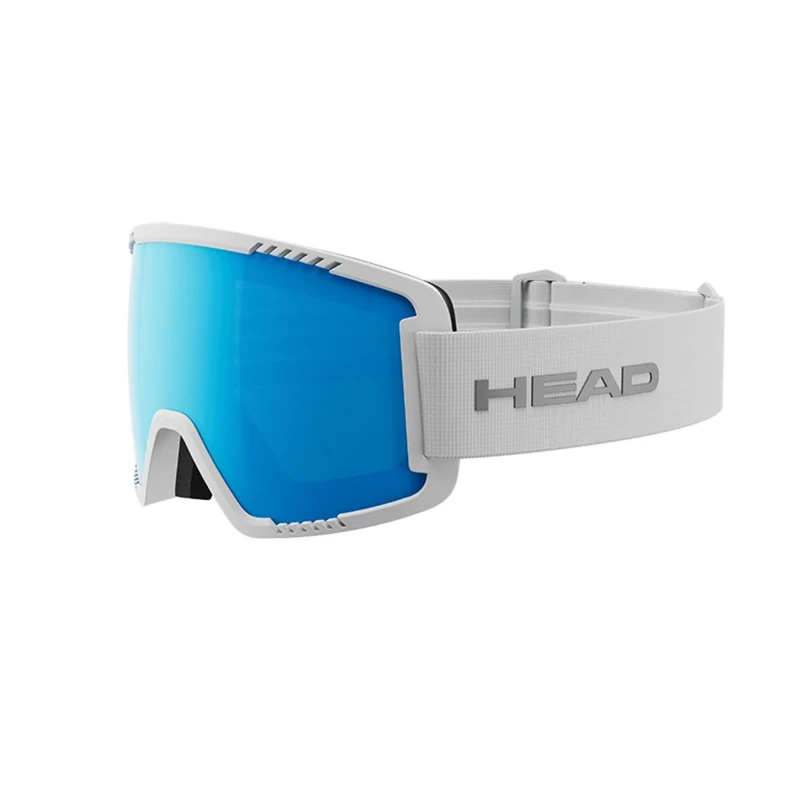HEAD Contex Ski and Snowboard Goggles, Blue/White, M