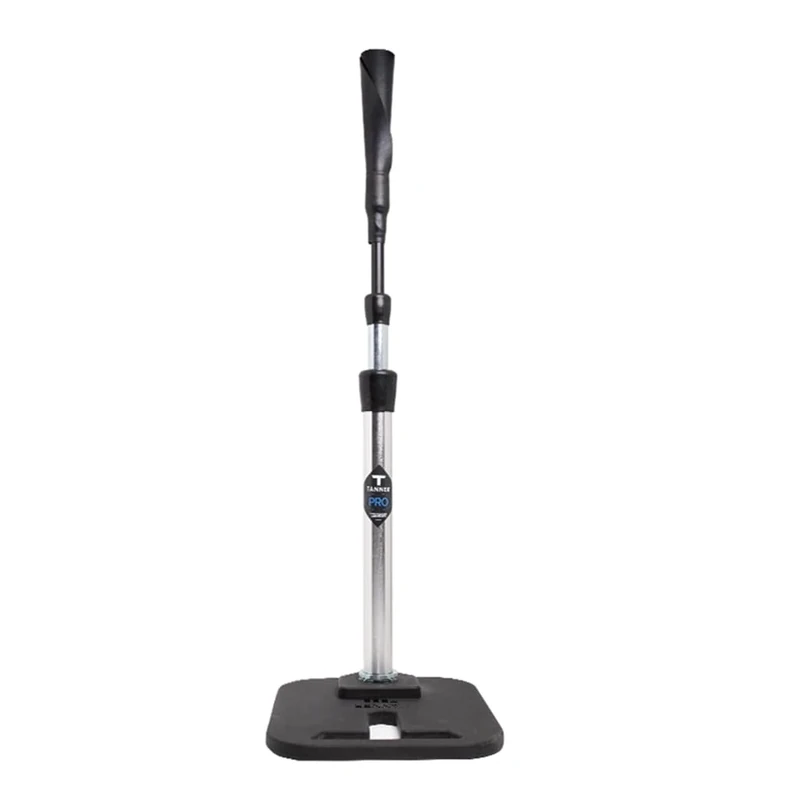 TANNER Tees Pro Batting Tee | Pro Style Tee for Baseball, Softball, Slow Pitch | Adjusts 26-43” | Age 8 up | Durable Weighted Base, Hand Rolled Flextop, Reinforced Steel Stem | Hand Assembled