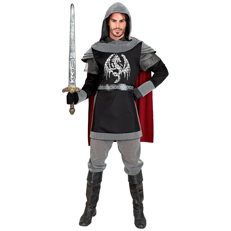 Widmann Milano Party Fashion Costume Dark Knight, Medieval Soldier, Warrior, Knight Armor