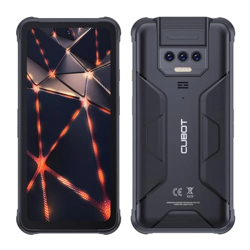 CUBOT Kingkong 8-6.5 Inch Smartphone 6GB and 256GB 48MP Camera 10600mAh Battery Android 13 OctaCore Processor Black