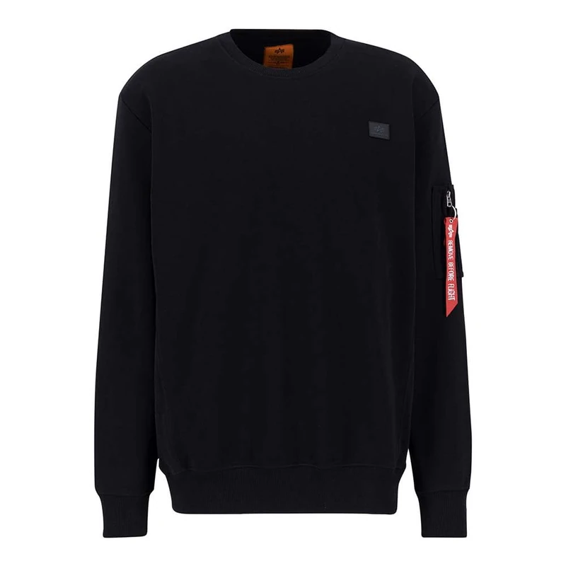Alpha Industries X-Fit Label Sweater Sweatshirt for Men Black