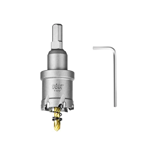 SALI 28mm TCT Hole Saw Kit - Tungsten Carbide with Titanium Pilot Bit
