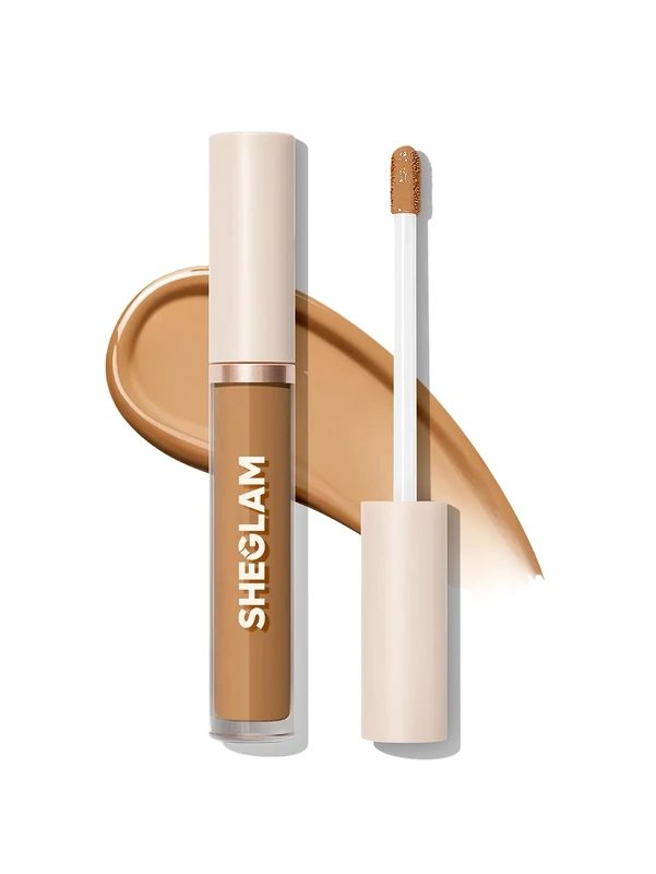 SHEGLAM 12HR Full Coverage Concealer Matte Finish Concealer Stick for Under Eye and Dark Circles - Caramel