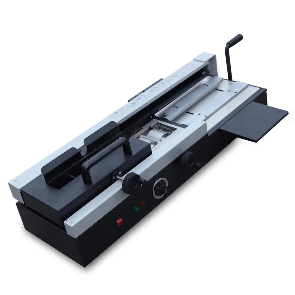 A4 Book Desktop Binding Machine Hot Melt Glue Book Paper Binder Perfect 1200W 4cm 220V Book Binding Machine Wireless A4 Hot Melt Glue Paper Binder