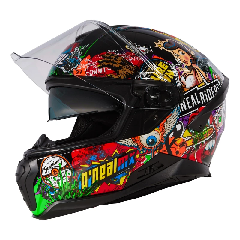 CHALLENGER Helmet CRANK V.24 black/multi M (57/58 cm)