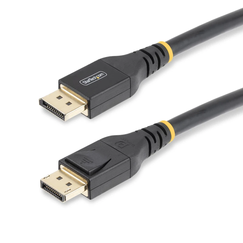 StarTech.com 7.6m (25ft) Active DisplayPort 1.4 Cable, 8K DP Cable with HBR3, HDR10,8K 60Hz, 4K 120Hz - M/M DP Cord