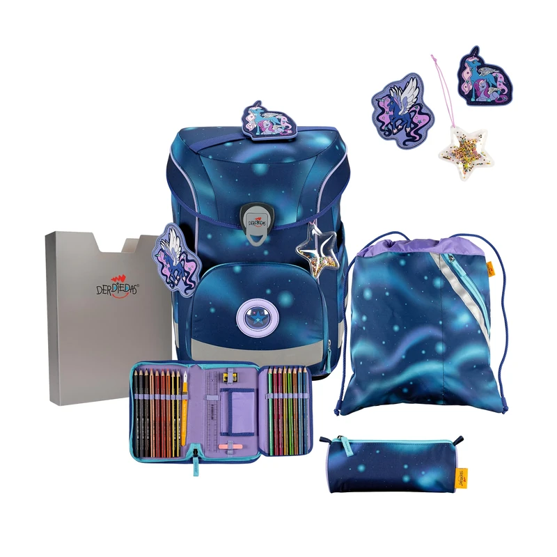 DerDieDas Unisex Kid's ErgoFlex Set, Blue, Medium