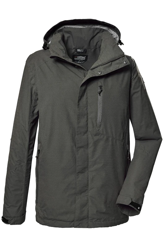 Killtec Men's Kos 256 Mn Jckt_carleb Functional Jacket/Outdoor Jacket with Removable Hood