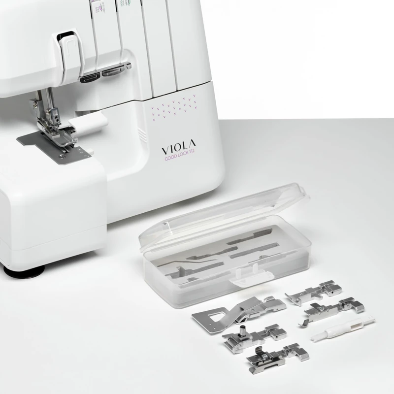 VIOLA KITPIEDINIT12 Good Lock T12 Overlock Accessory Kit, White - Image 1
