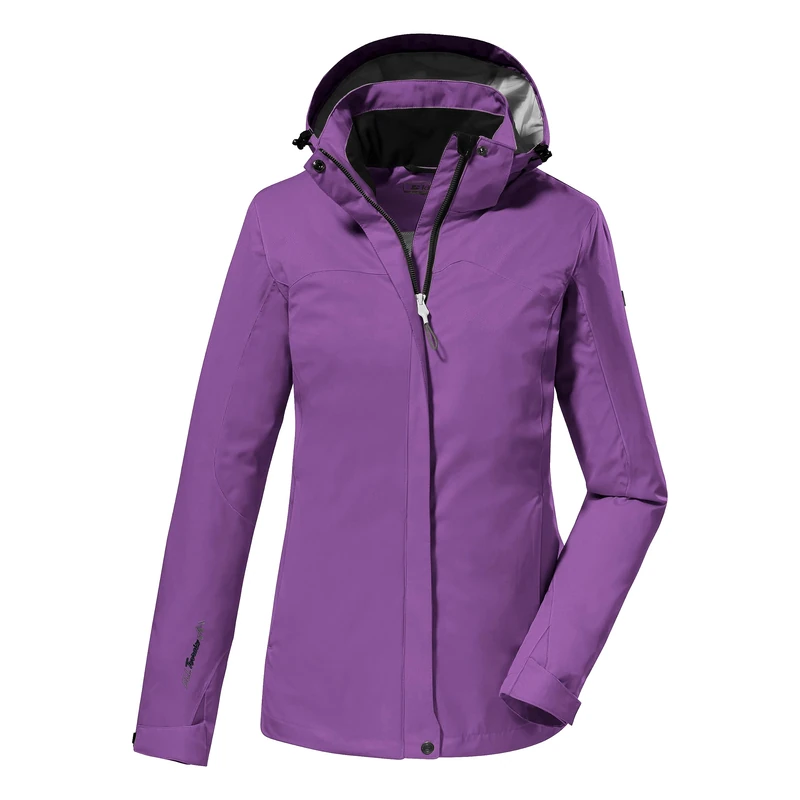 Killtec KOS 133 WMN JCKT 38383-000 Women's Functional Outdoor Jacket with Removable Hood Mauve Size 50