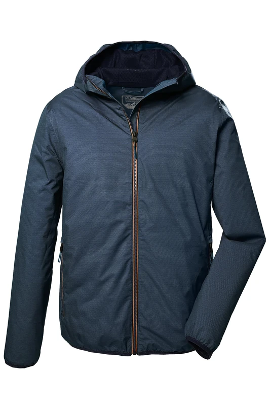 Killtec Men's Kos 258 Mn Jacket Functional Jacket with Hood Outdoor Jacket Packable