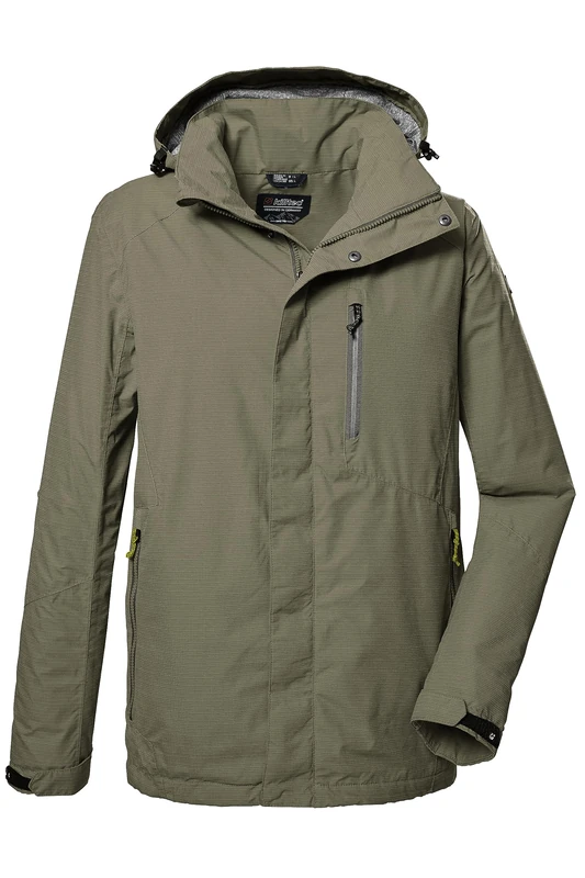 Killtec Men's Kos 256 Mn Jckt_carleb Functional Jacket/Outdoor Jacket with Removable Hood