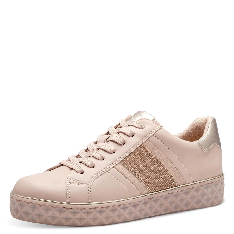 Marco Tozzi Women's Damen, Sneaker, Feel ME Fußbett,Wechselfußbett, weiches Innenfutter, Vegan, 2-23780-42, Rose Comb, 3 UK - Image 1