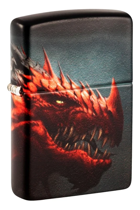 Zippo Windproof Lighter, Dragon Design – 540°, Colour Image – Refillable, Reusable, Windproof Design – Comes in Gift Box – Made in USA