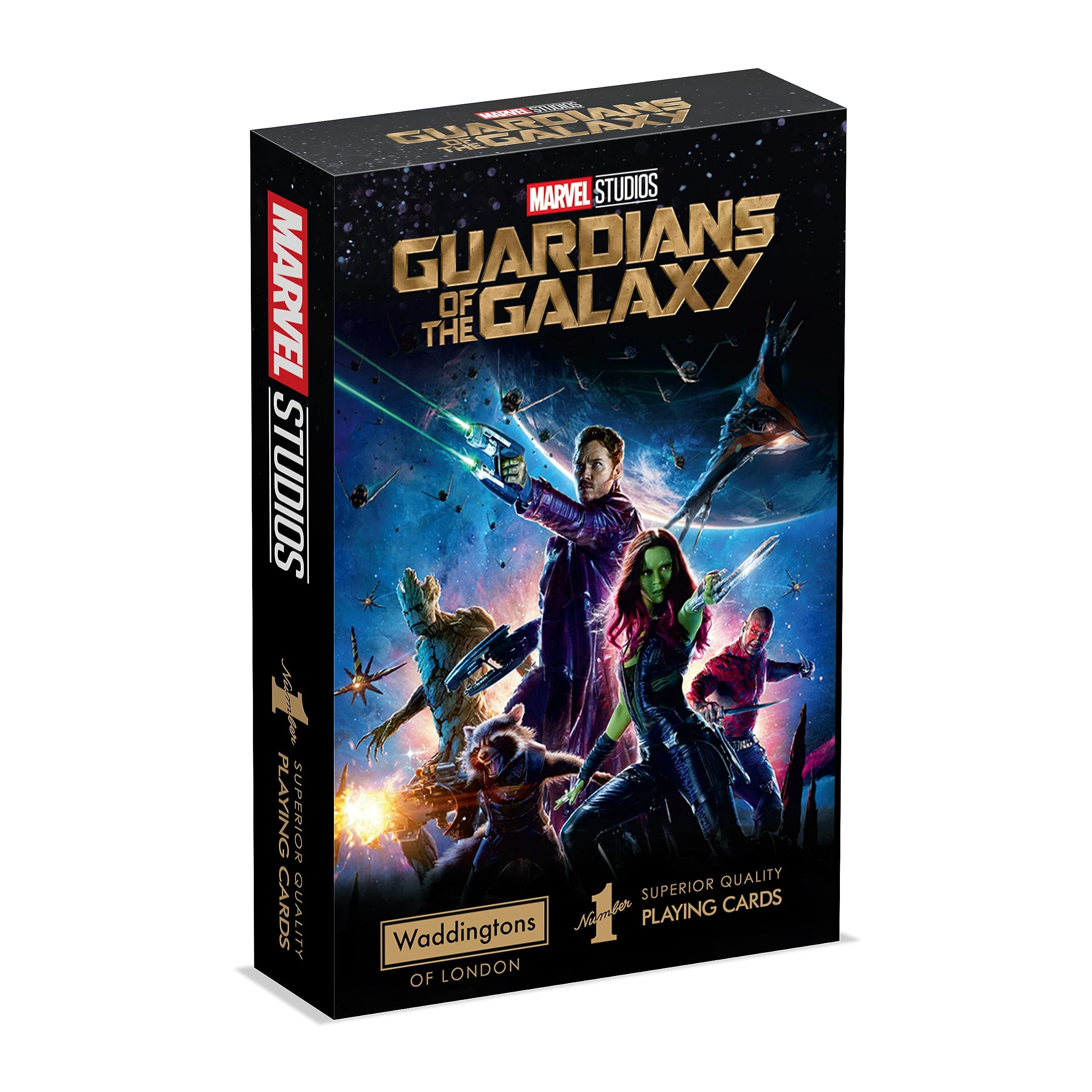 Waddingtons Number 1 Guardians of the Galaxy Card Game, Play with Rocket, Groot, Star Lord, Thor and Gamora, great gift for ages 6 plus, [Various]