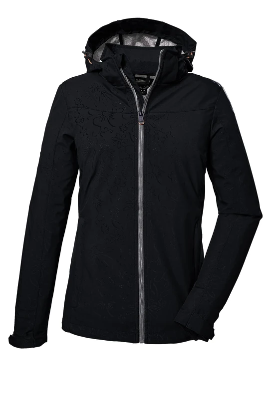 Killtec Women's Kos 40 Wmn Sftshll Softshell Jacket/Outdoor Jacket with Removable Hood - Image 1