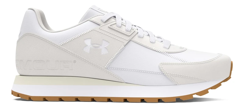 UA W Essential Runner - White/White Quartz/White Quartz - 10.5
