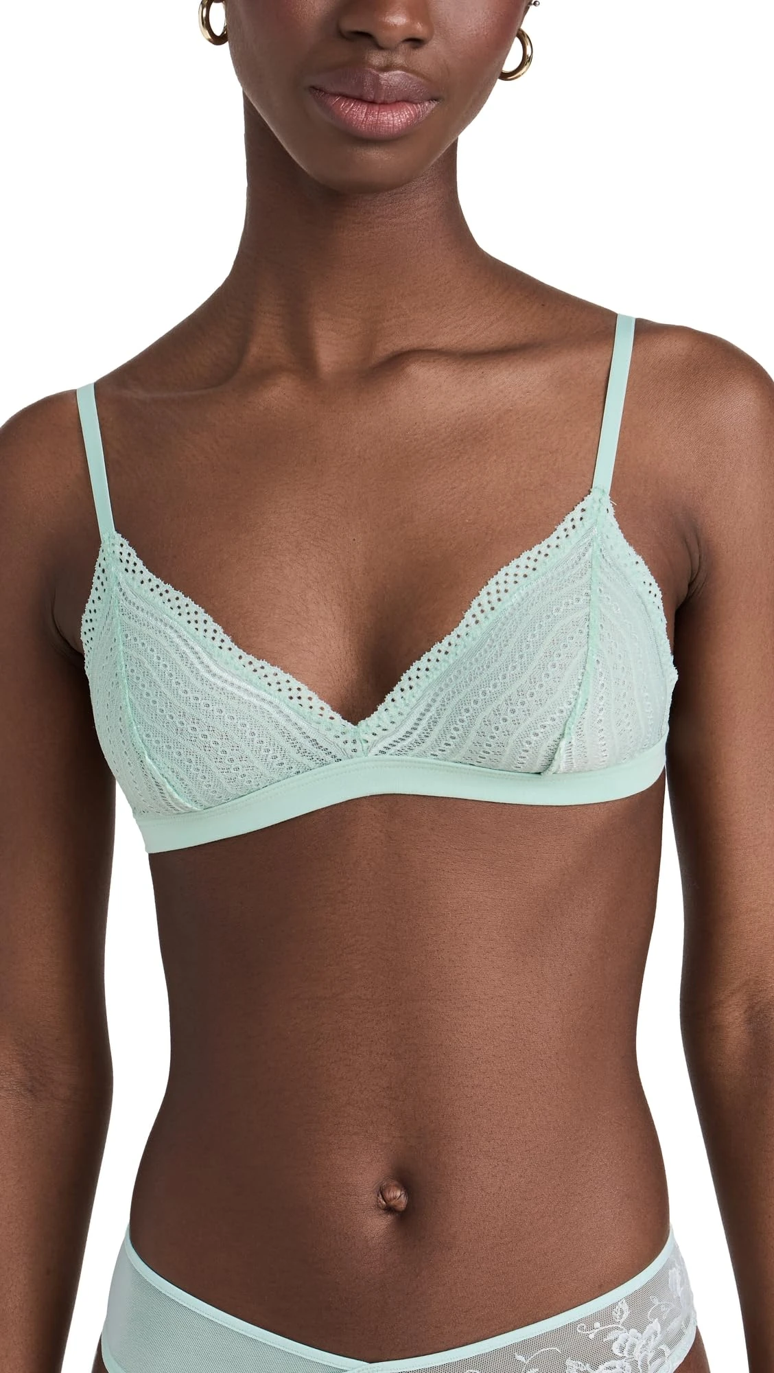 Cosabella Women's Dolce Bralette, Verde Umbria, L