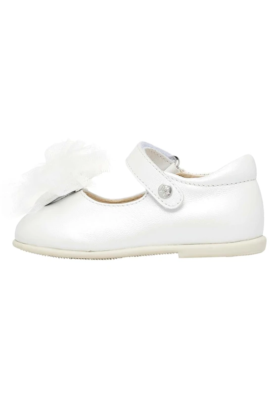 Naturino Rieka Girls and Girls Ballet Flats, White, 32 EU