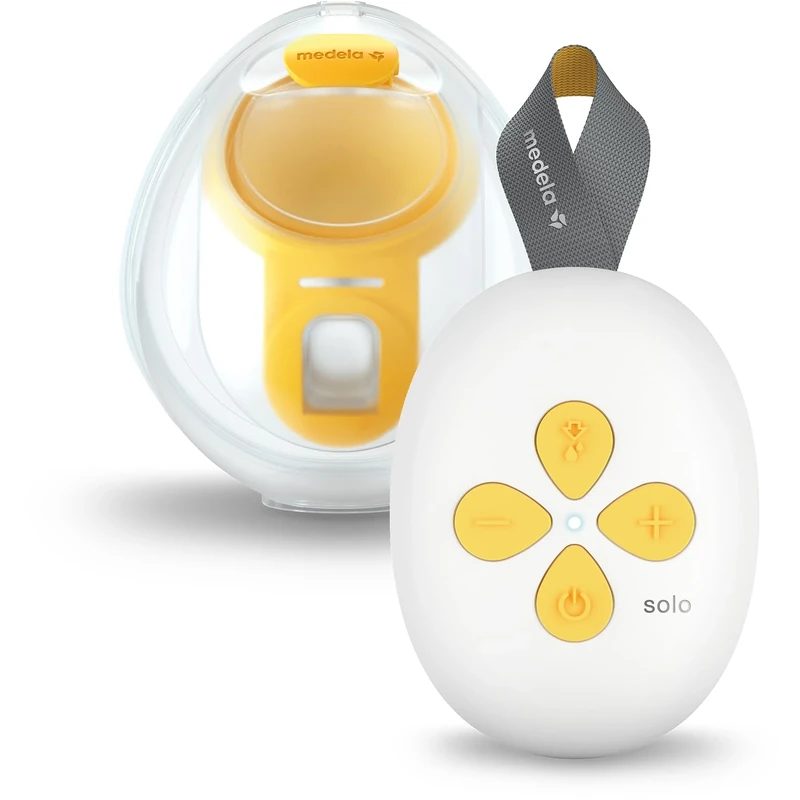 Medela Solo Hands-Free Single Electric Breast Pump, Lightweight and Compact Design, Compatible with Medela Family App
