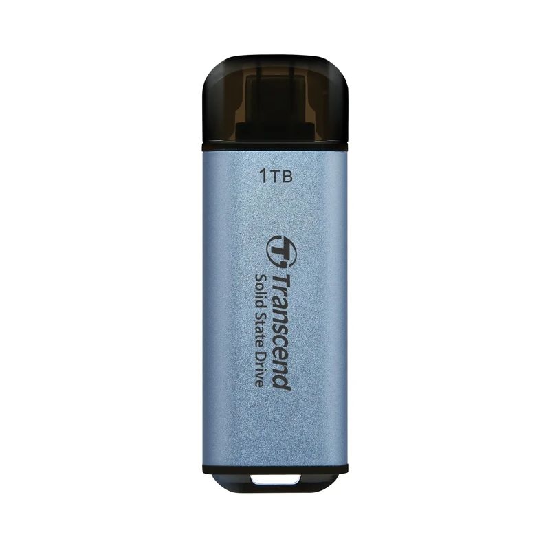 Transcend ESD300 1TB USB-C External SSD 1050MB/s Ideal for iPhone 17/16/15 Pro, MacBook& iPad Pro, High-Speed Data Backup& Transfer TS1TESD300C