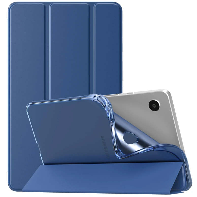 TiMOVO Case for Samsung Galaxy Tab A9 8.7 Inch 2023, Slim Soft TPU Translucent Frosted Back Protective Cover for All-New Galaxy Tab A9 8.7" Tablet SM-X110/X115/X117, Navy Blue