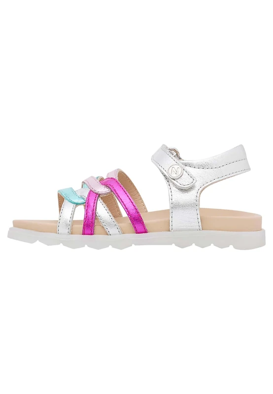 Naturino Girl's Wislawa Sandal - Silver - Size 5 UK