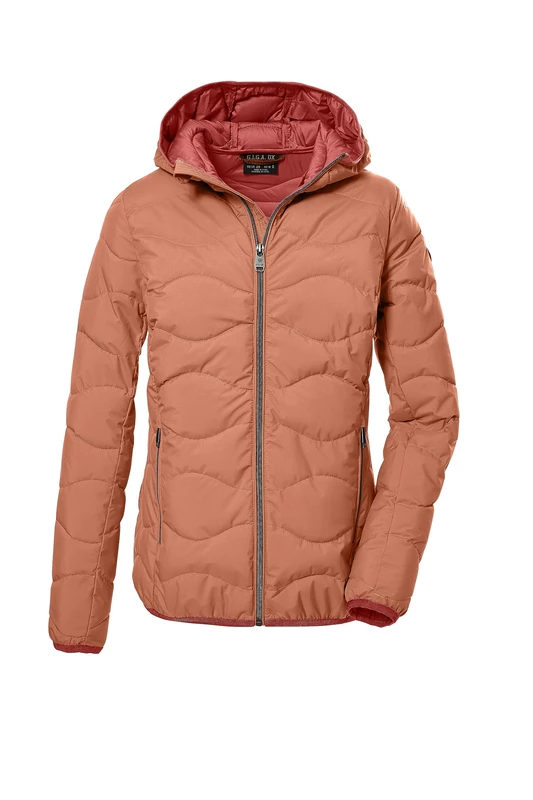 G.I.G.A. DX GW 21 WMN QLTD JCKT 39845-000 Women's Functional Down Jacket with Hood, Peach, 40