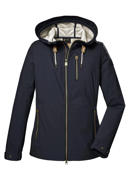 G.I.G.A. DX GS 24 WMN SFTSHLL JCKT Women's Softshell Jacket with Hood, Light Blue, 40, 41669-000
