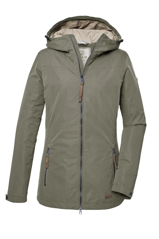 G.I.G.A. DX Women's GS 18 Wmn Jacket Functional Jacket with Hood/Outdoor Jacket, Green, EU 46