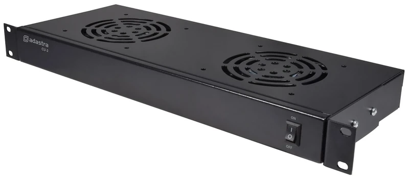 Adastra | 19" Rack Fan Cooling Unit for Improved Airflow Hard Wired with 1.5 Metre UK Mains Plug