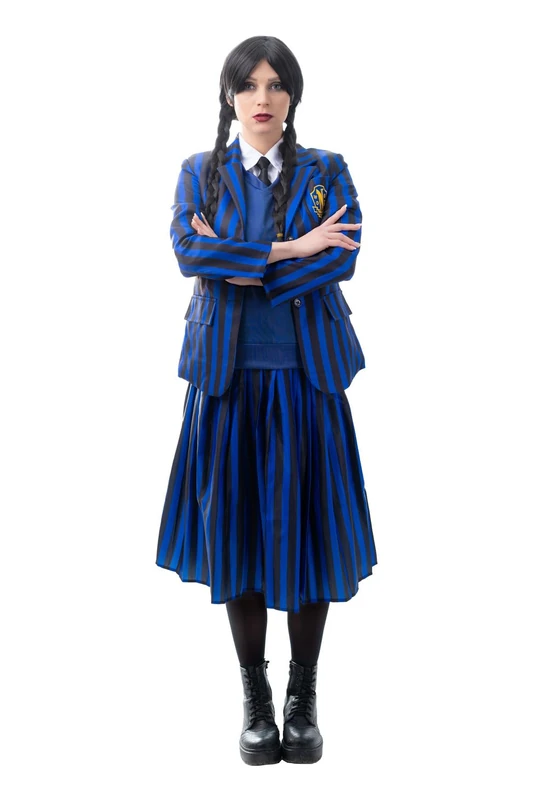 Zoelibat Zölibat Children's Wednesday Fancy Dress Costume for Carnival and Halloween, Costume for Children