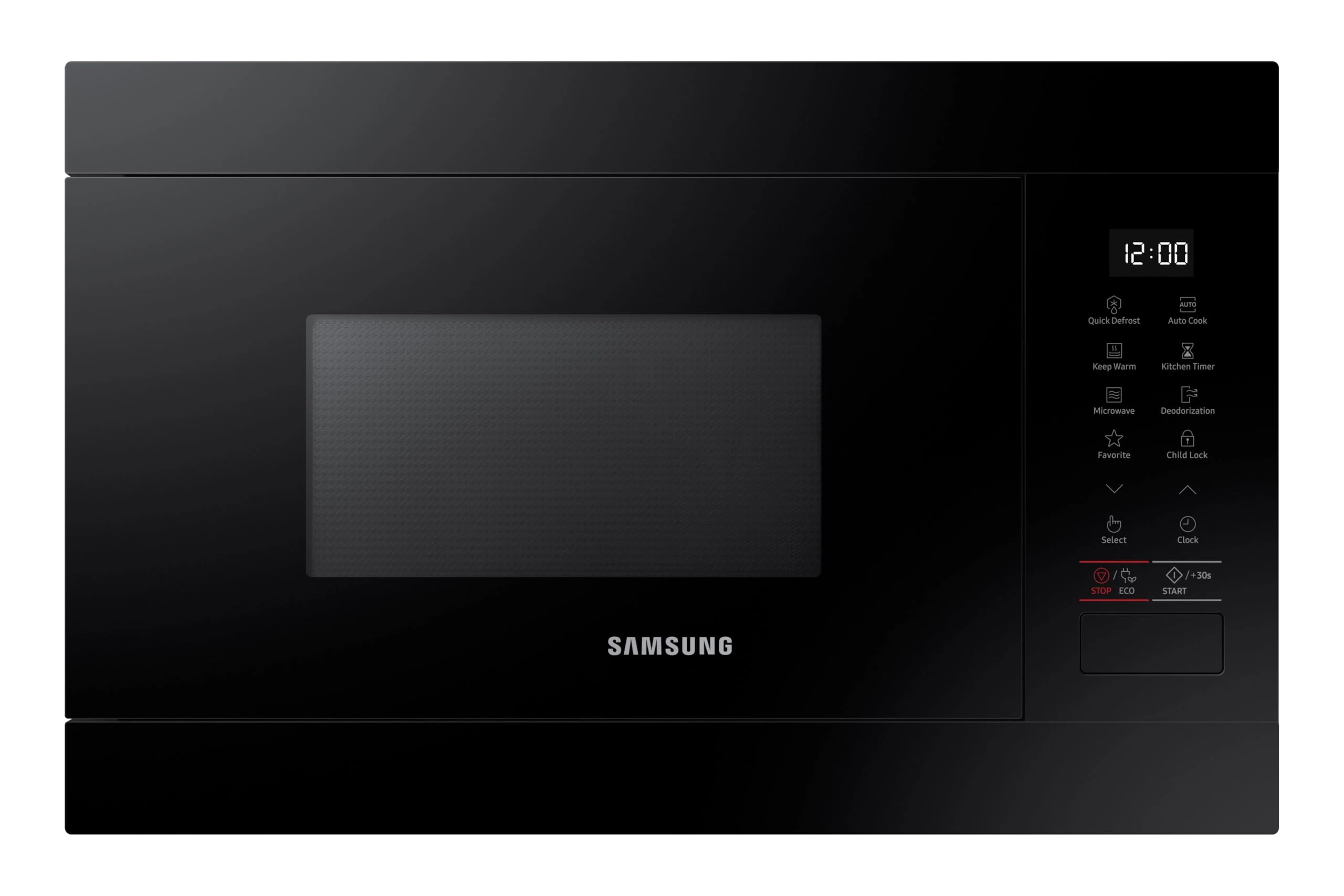 Samsung Built In Microwave, 850W, Capacity: 22 Litre, Colour: Black, MS22M8254AK
