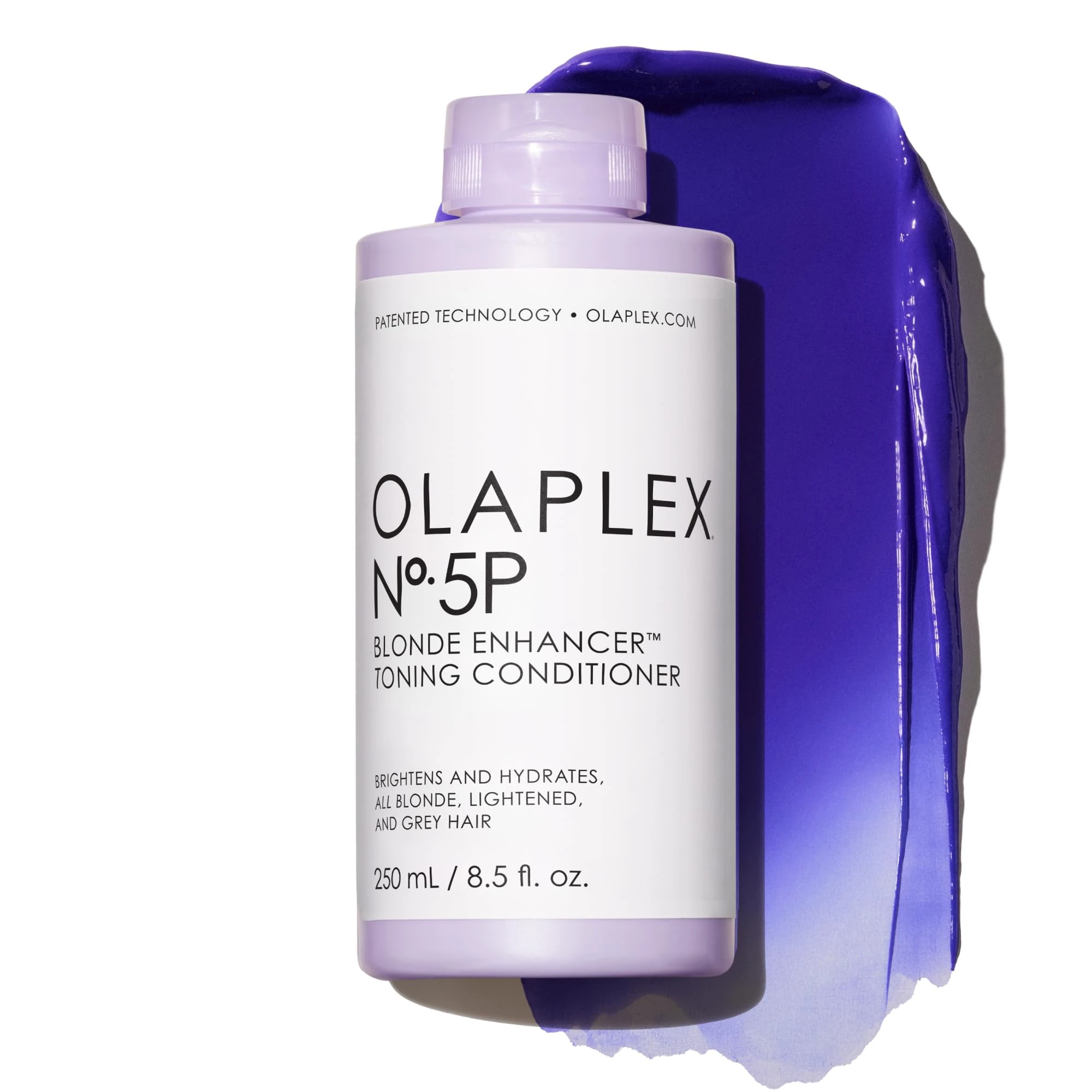 Olaplex No. 5P Blonde Enhancer Toning Conditioner, Brightens All Blonde, Lightened, & Grey Hair, Repairs, Protects & Hydrates All Hair Types, 250 ml