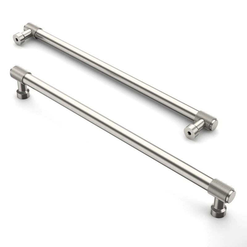 Asidrama 10 Pack 10 Inch(254mm) Brushed Satin Nickel Cabinet Pulls Cabinet Handles Cupboard Handles Kitchen Cabinet Hardware for Cupboard Drawer Handles Dresser Pulls