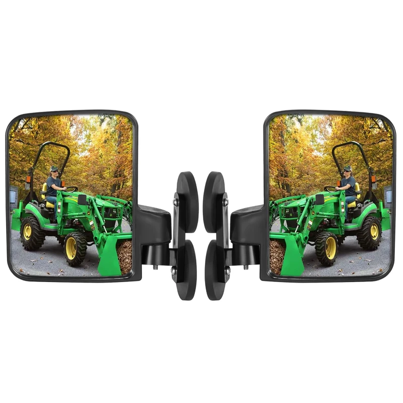 Universal Tractor Mirror, Strong Magnetic Tractor Side Mirrors Compatible with Kubota B BX Mahindra John Deere Tractor Accessories