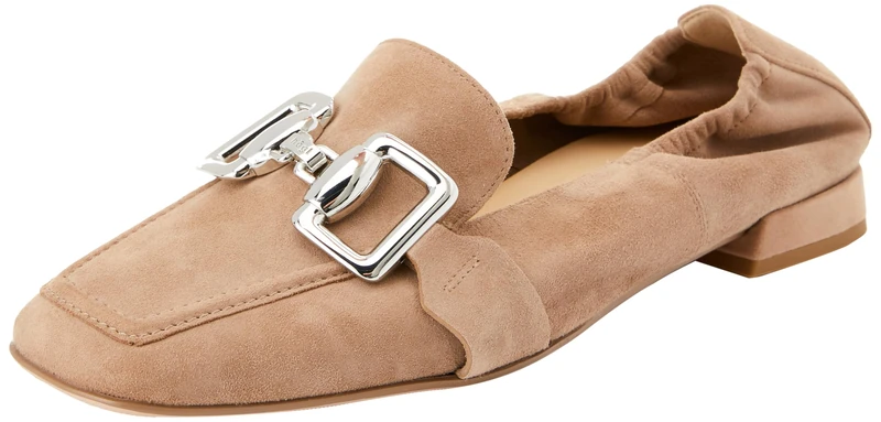 HÖGL Women's Amina Loafer, Taupe, 5 UK