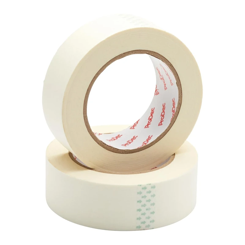 ProDec Twin Pack 1.5 inch x 50m Multi Surface Masking Tape For Painting, Painters Tape for Sharp Paint Lines, Decorators Tapes, Painters Masking Tapes 38mm Wide