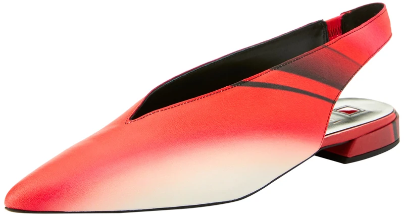 HÖGL Women's Chantal Ballet Flat, red, 6 UK