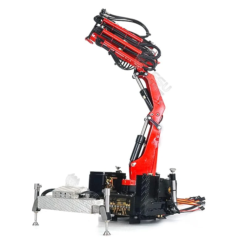 LESU Metal RC Hydraulic Truck Crane Unassembled Unpainted KIT 1/14 RC Model Dumper Tractor Excavator