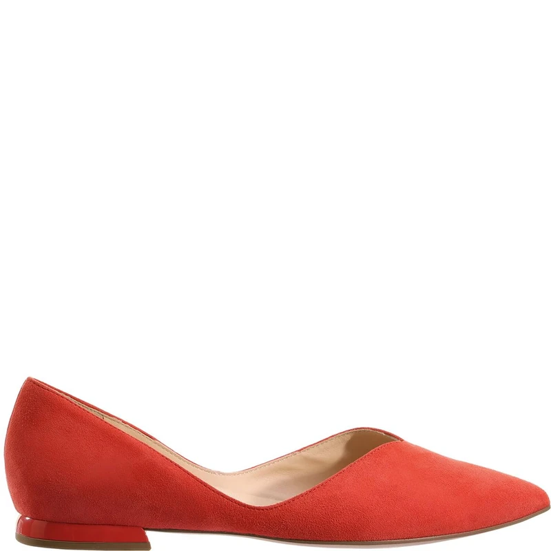 HÖGL Women's Basic Ballet Flat, Coral, 5.5 UK