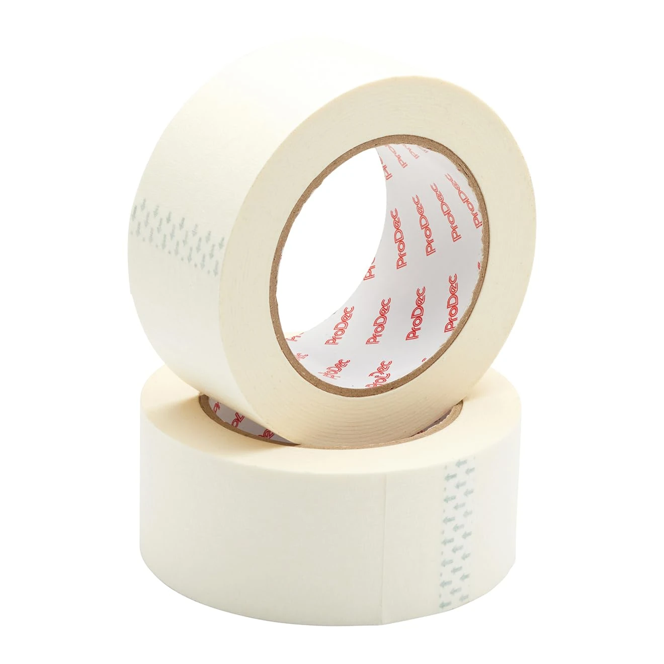 ProDec Twin Pack 2 inch x 50m Multi Surface Masking Tape For Painting, Painters Tape for Sharp Paint Lines, Decorators Tapes, Painters Masking Tapes 50mm Wide