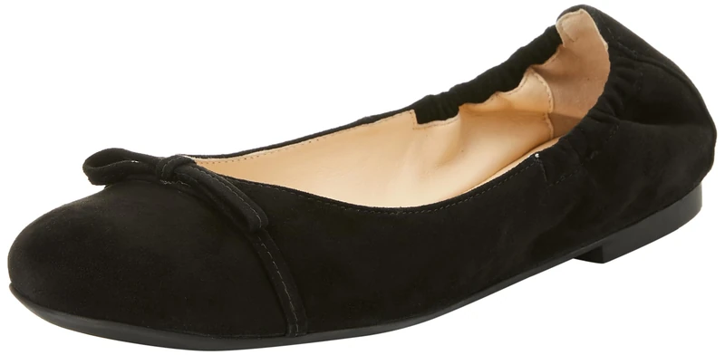 HÖGL Women's Betty Ballet Flat, Black, 3.5 UK