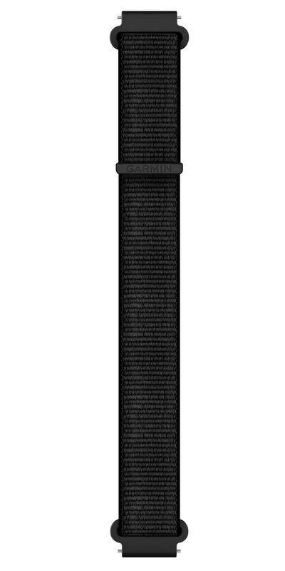 Garmin Quick Release Bands (18mm), suitable for selected Forerunner-,Venu- and vívoactive smartwatch series, Original accessory, Nylon, Black