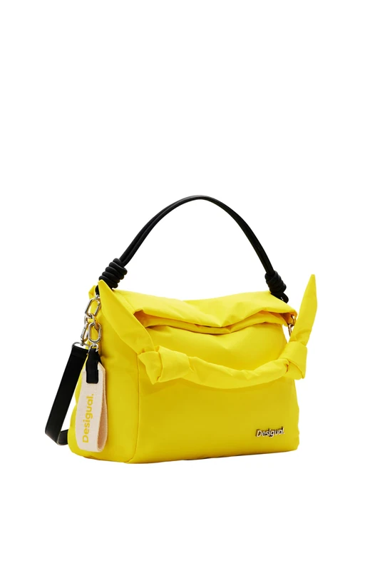 Desigual Women priori Loverty 3.0 Accessories Nylon Hand Bag, Yellow, One Size
