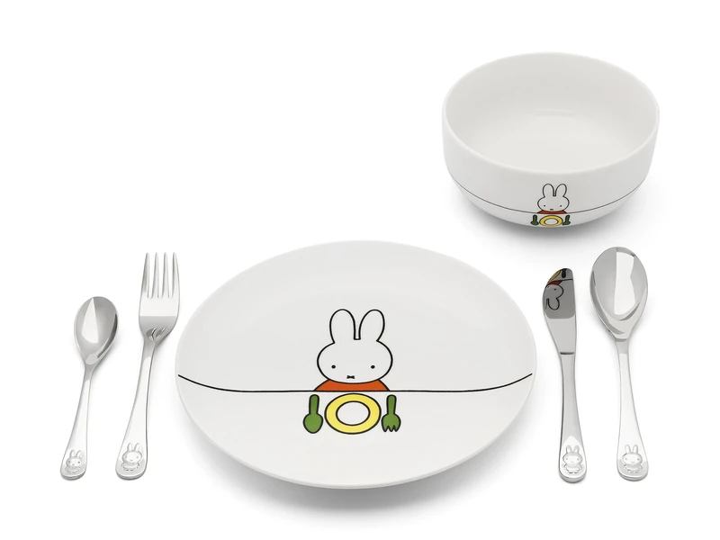 Zilverstad Miffy Porcelain Crockery Set 6-Piece