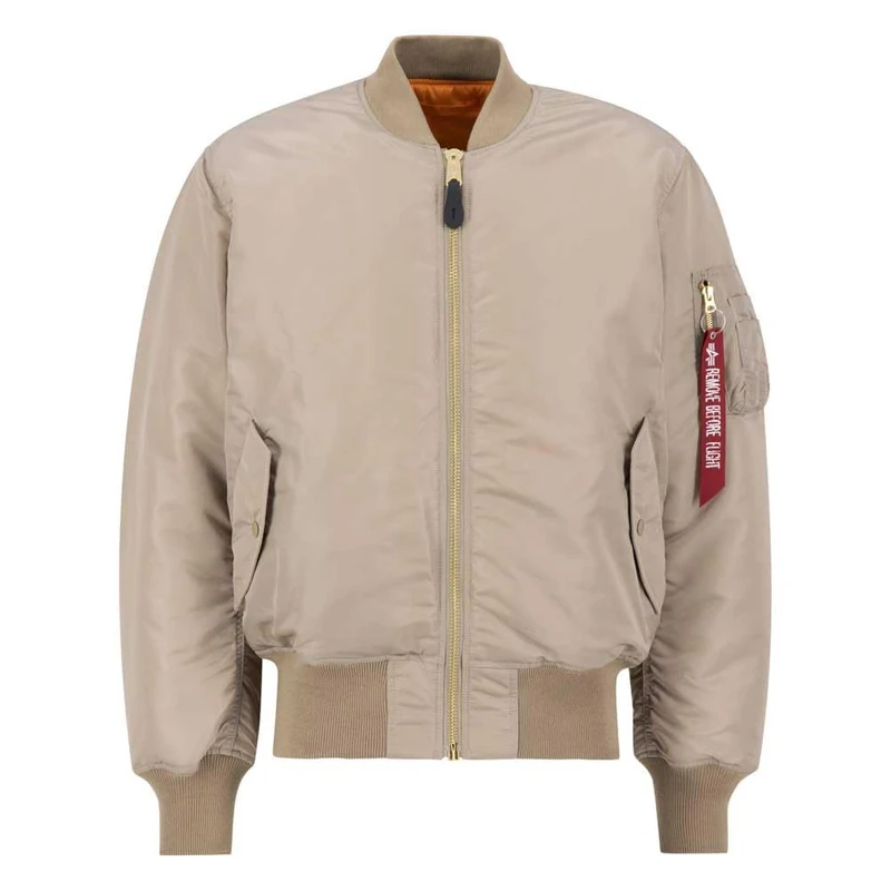 Alpha Industries MA-1 Bomber Jacket for Men Vintage Sand