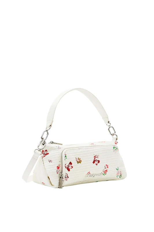 Desigual Women Delirium Urus Maxi Accessories PU Hand Bag, White, One Size - Image 1